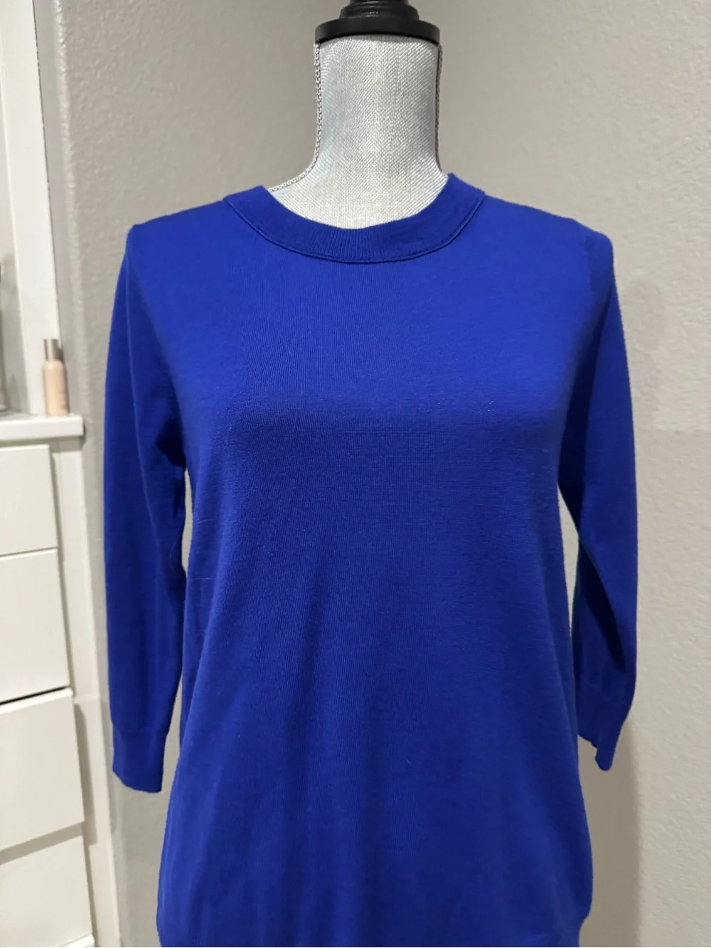 J. Crew Bright Royal Blue Crewneck Pullover